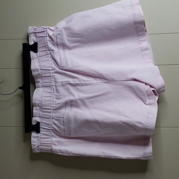 Skies of Blue Paperbag Denim Shorts Large - Picture 6 of 8